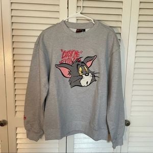 NWT Tealer X Tom and Jerry Crewneck